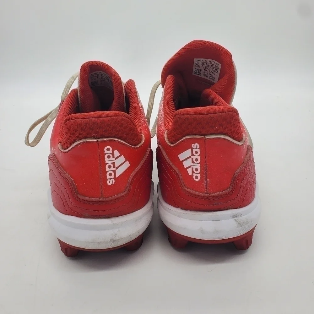 adidas Men Size 7.5 Shoes Baseball Cleats Icon 4 Splash MD Red Lace Up G26694